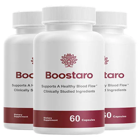 Boostaro supplement, three bottle pack
